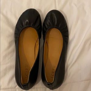J. Crew Anya Leather Ballet Flats, GUC